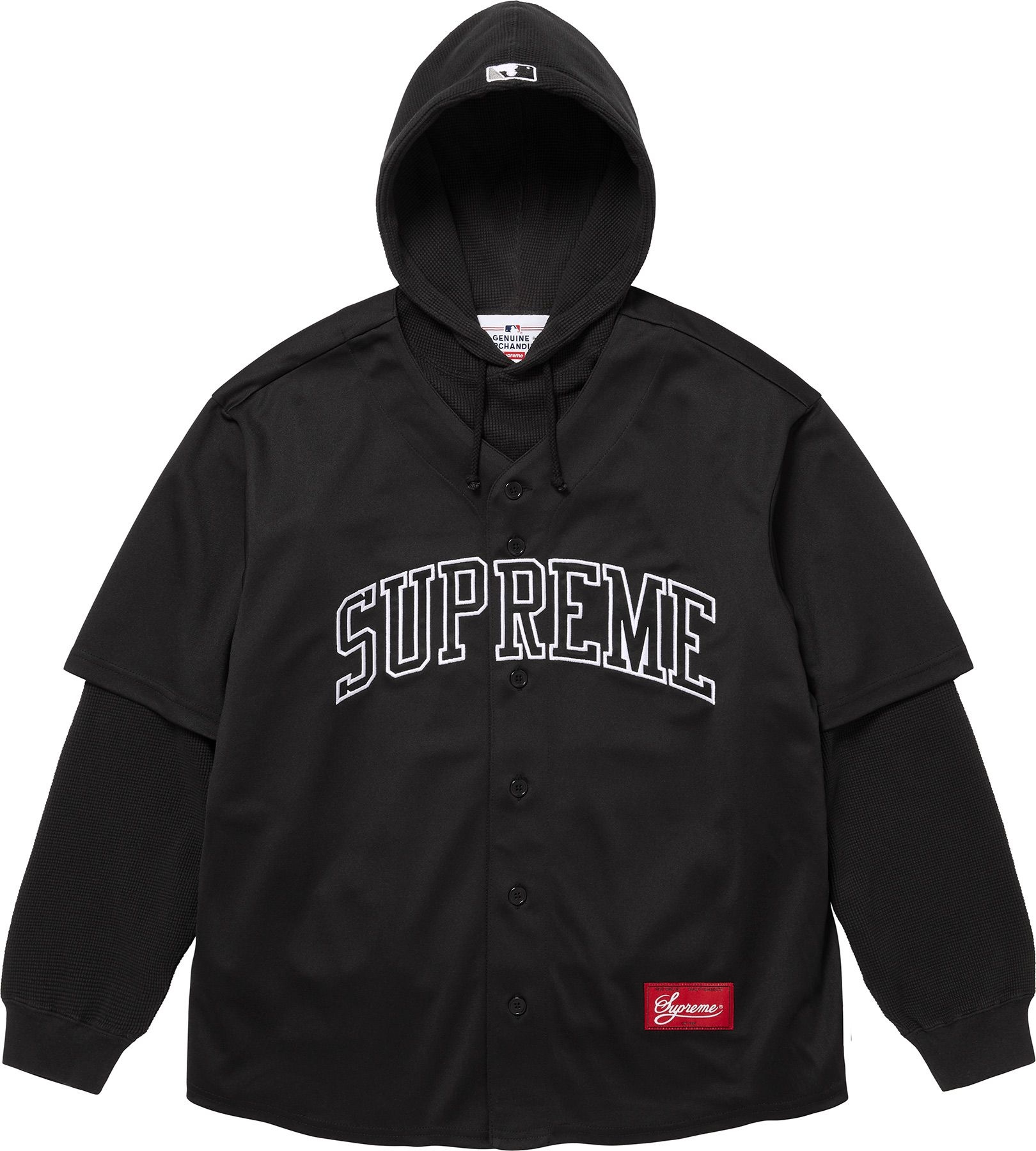 Supreme®/Chicago White Sox™ Hooded Baseball Jersey view 5